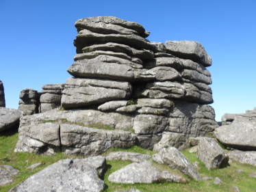 Granit tor on dartmoor Granit tor on dartmoor