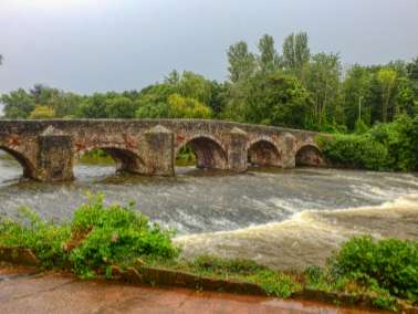 River Exe under Bickleigh Bridge River Exe under Bickleigh Bridge