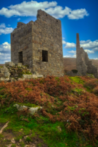 Old pumphouse building at Carn Galver Old pumphouse building at Carn Galver