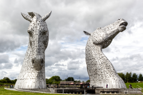 The Kelpies. The Kelpies.