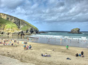 Beach at Portreath, Cornwall Beach at Portreath, Cornwall