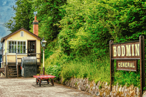 Old signal box at Bodmin station Old signal box at Bodmin station