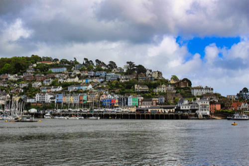 Kingswear from the Dartmouth side of the River Dar Kingswear from the Dartmouth side of the River Dar