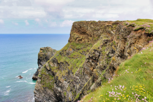 The rocky cove at Hells Mouth The rocky cove at Hells Mouth