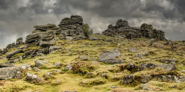 Hound Tor Panorama Hound Tor Panorama