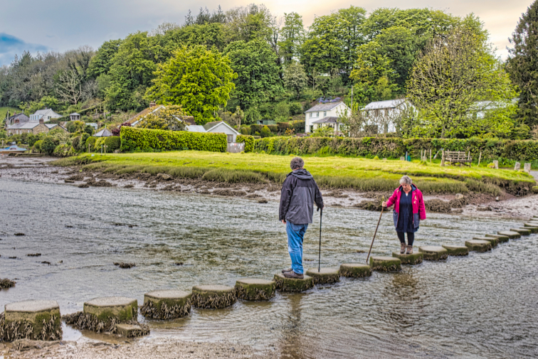 Stepping stones at Lerryn Stepping stones at Lerryn